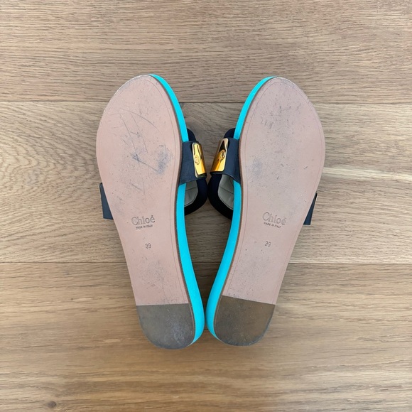 Chloé Embellished Neoprene Slides, EU39 - Picture 10 of 13